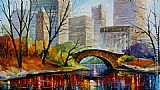 Leonid Afremov CENTRAL PARK NEW YORK